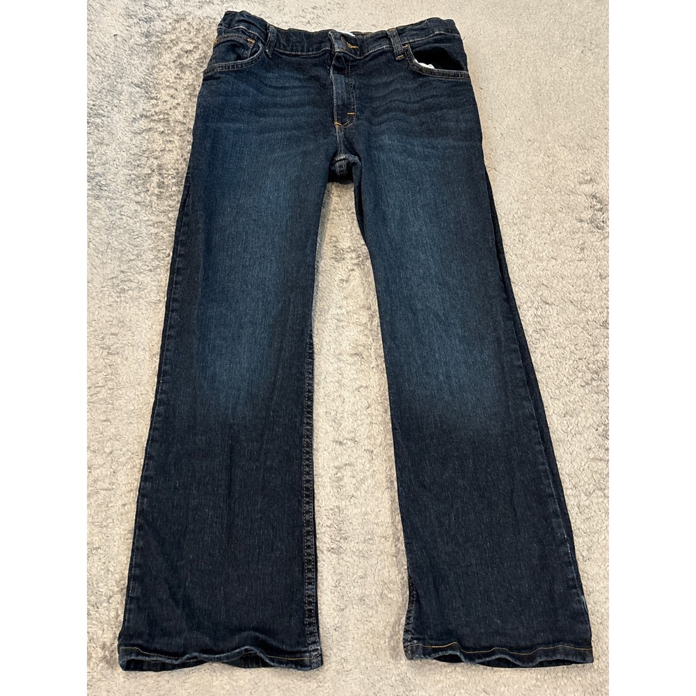 Wrangler Boys Classic Bootcut Jeans Dark Wash Husky Size 14 Husky 105WNHWDG